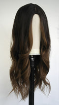 Brunette Ombre Sunkissed Soft Wave Wig  | Hard Front 22"