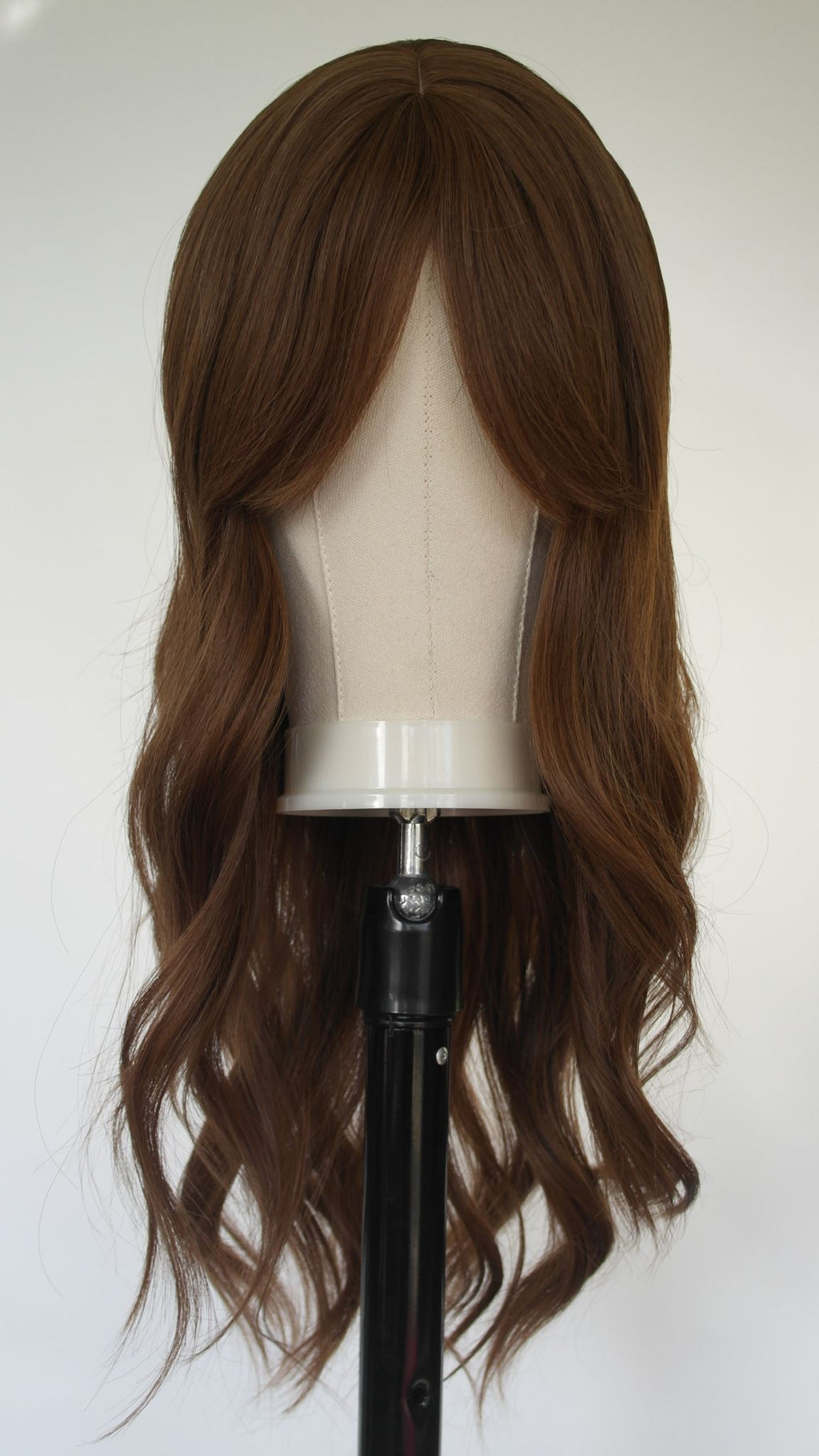 Warm Brunette Soft Wave Long Synthetic Wig